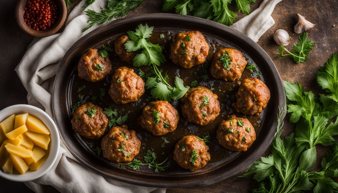 gluten and dairy-free meatball
